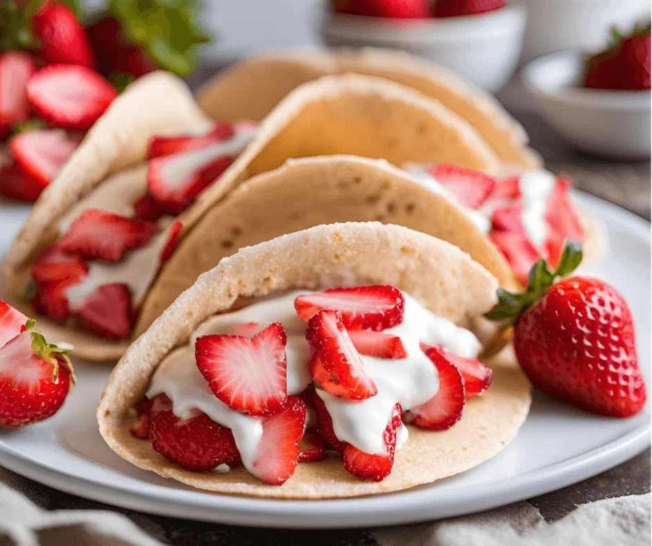 Strawberry Crunch Cheesecake Tacos: A Handheld Dessert Dream