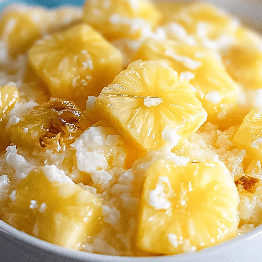 Pineapple Fluff: A Light and Tropical No-Bake Favorite