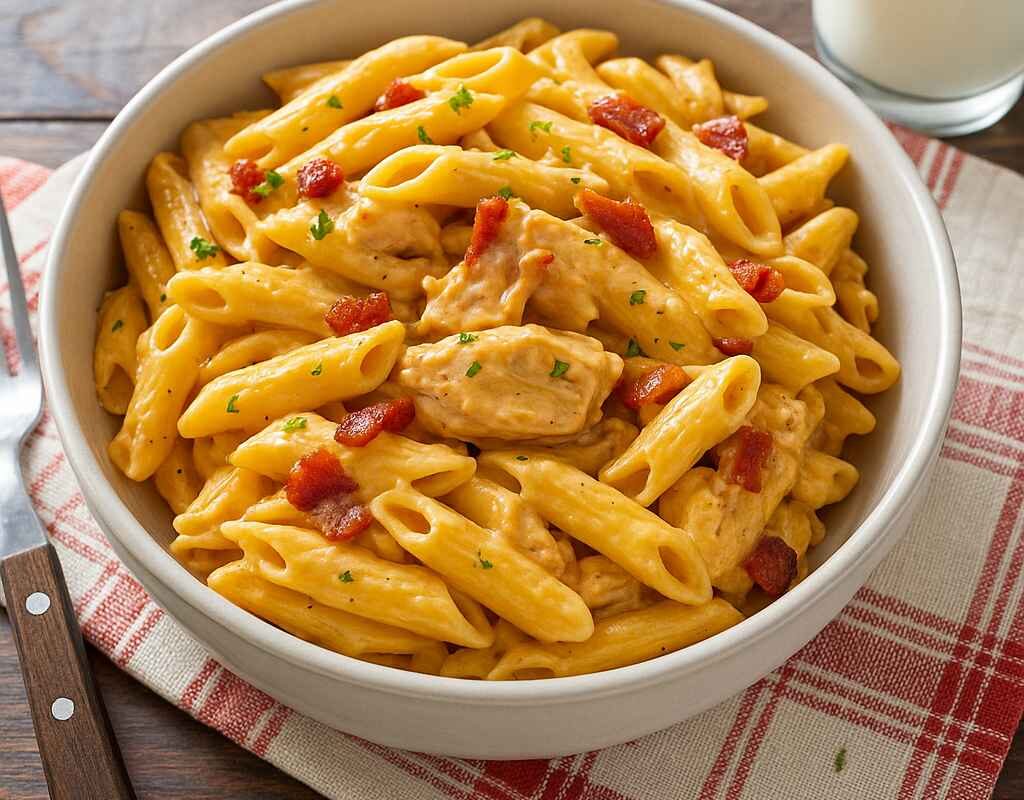 Cheesy Ranch Chicken Pasta