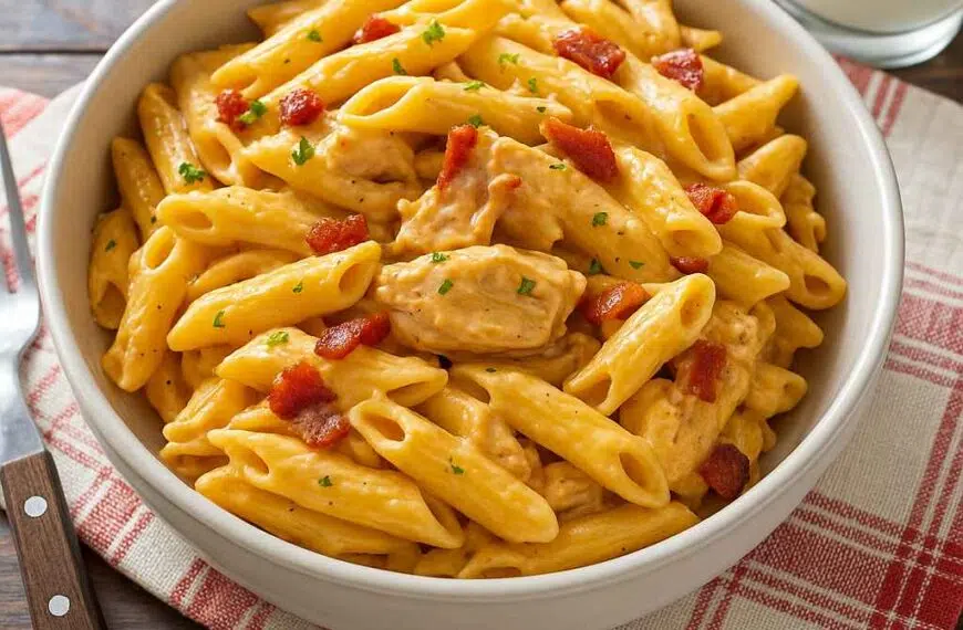 Cheesy Ranch Chicken Pasta