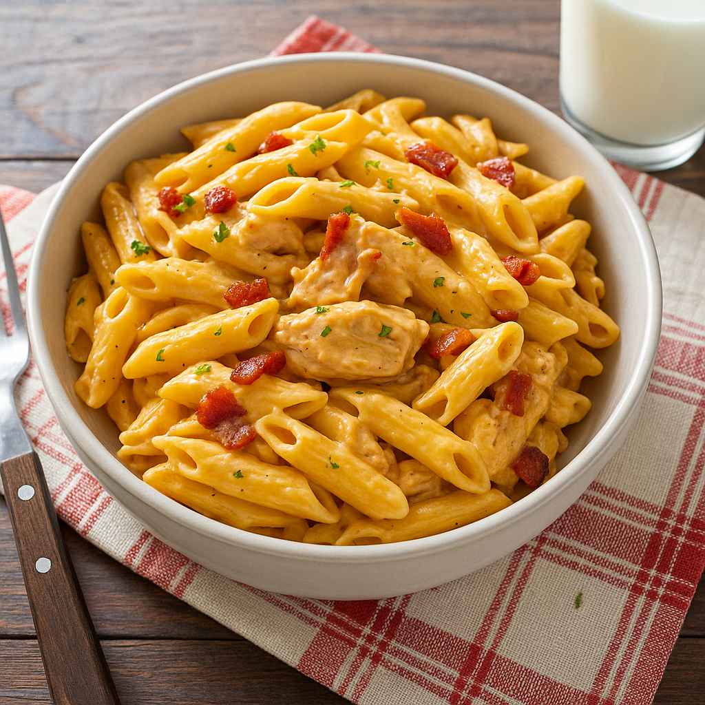 Cheesy Ranch Chicken Pasta