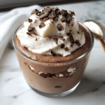 High Protein Cottage Cheese Chocolate Mousse (4 Ingredients!)