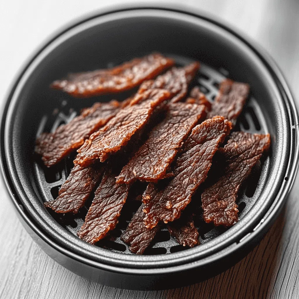 Air Fryer Beef Jerky (Fast, Flavorful & Homemade)