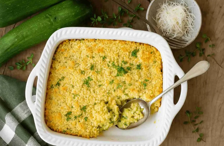 Easy & Cheesy: Garlic Parmesan Zucchini Casserole Recipe