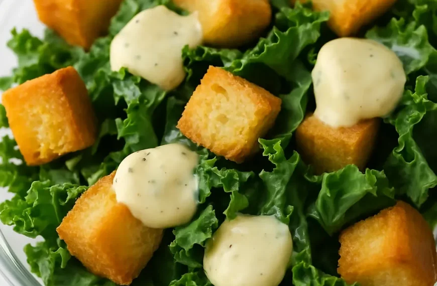 Greek Yogurt Caesar Dressing (Low-Cal, High-Protein)