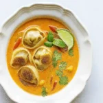 Plant-Based Red Curry Dumpling Soup: A Comforting Thai-Inspired Bowl
