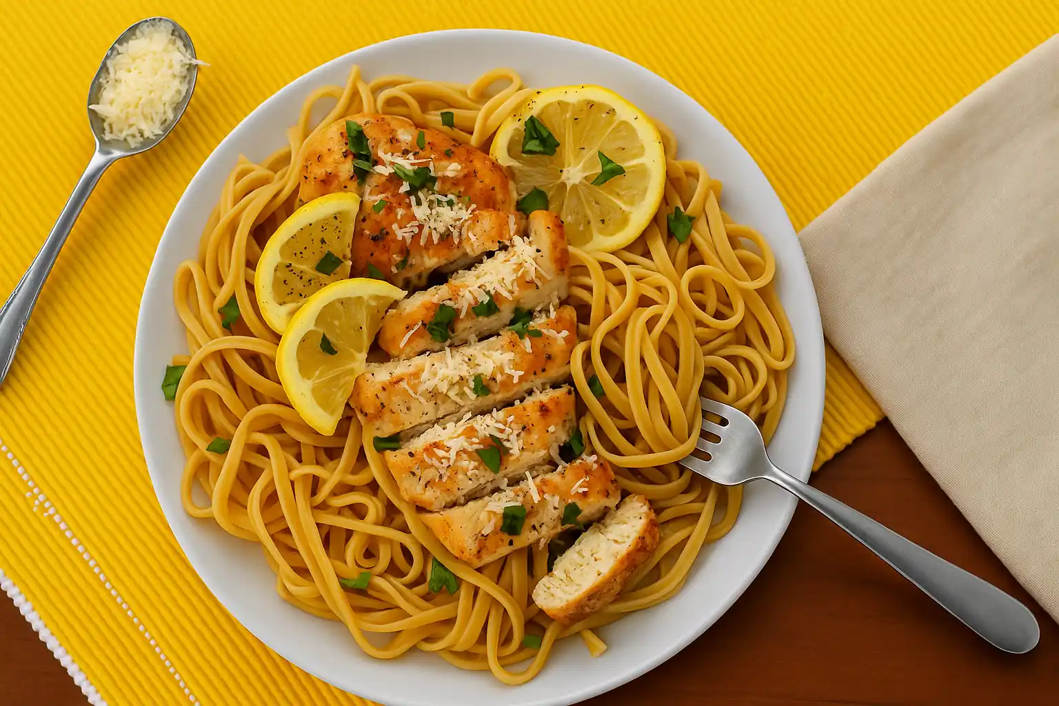 Lemon Garlic Chicken…