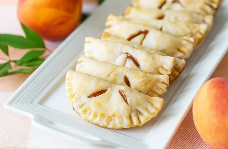 Glazed Peach Hand Pies