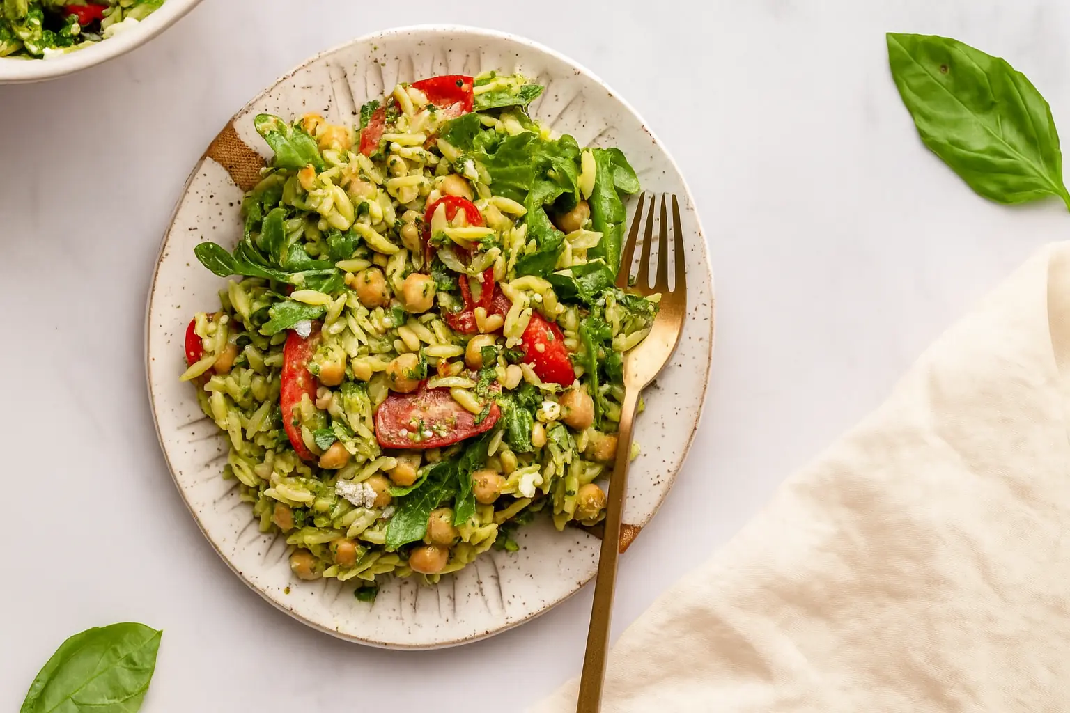 Pesto Orzo Salad…