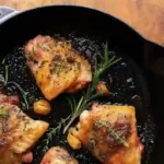 Garlic Herb Baked Chicken Thighs
