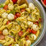 Easy Pesto Tortellini Pasta Salad