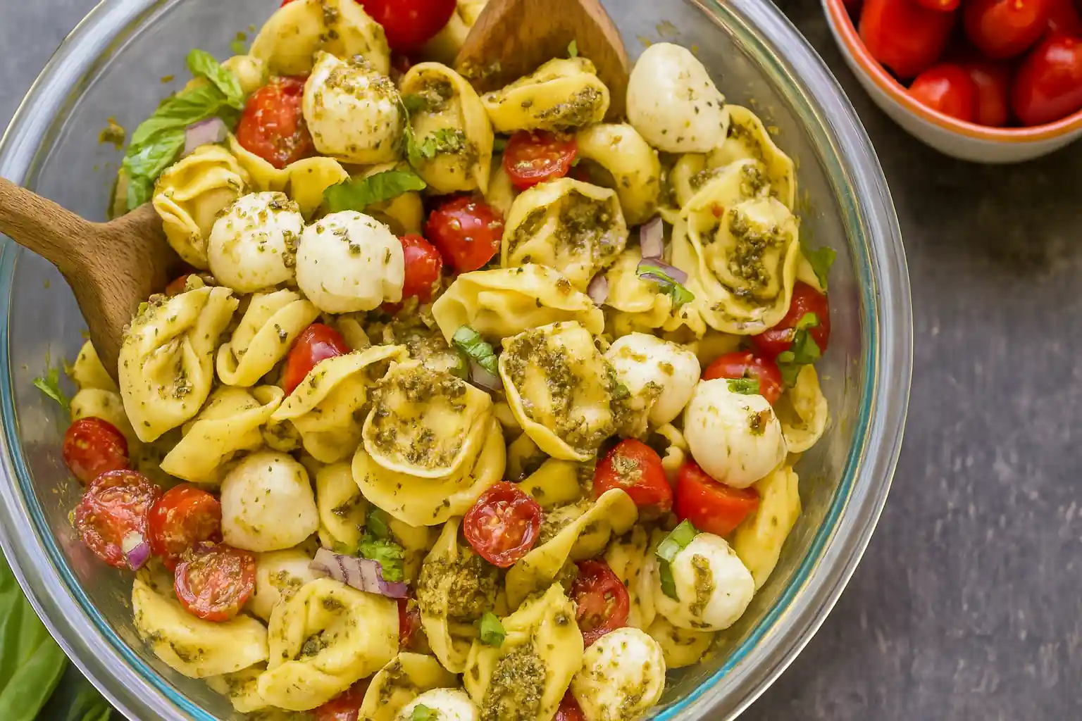 Easy Pesto Tortellini…