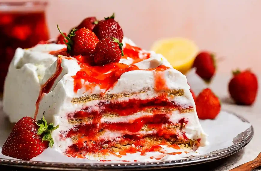 Strawberry Shortcake Icebox Cake – Easy No-Bake Summer Favorite