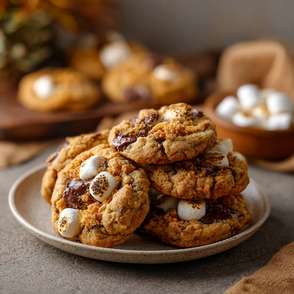 Pumpkin S’mores Cookies That Taste Like Fall in Every Bite