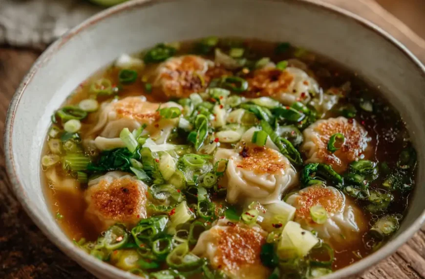 Gyoza Soup (Japanese Dumpling Soup): A Quick Bowl of…