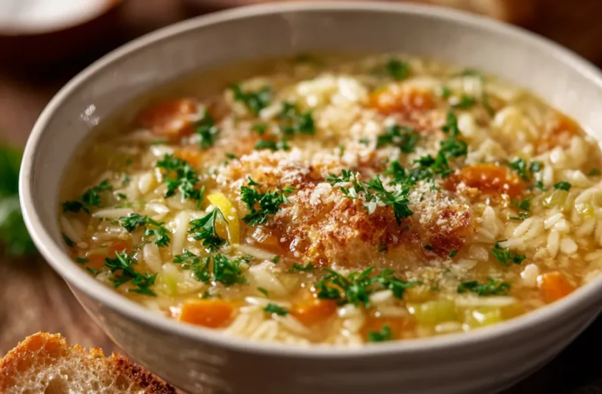 Lemon Chicken Orzo Soup: A Cozy Classic with Bright…