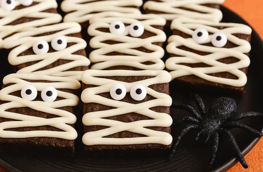 Mummy Brownies: A Spooky-Sweet Treat for Halloween Nights