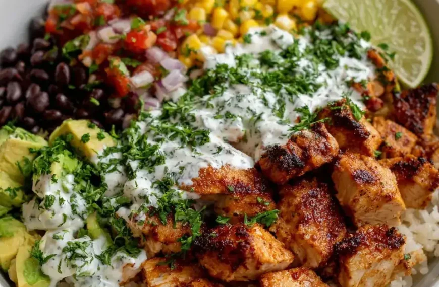 Slow Cooker Chicken Burrito Bowl Recipe (Easy, Flavor-Packed Dinner)