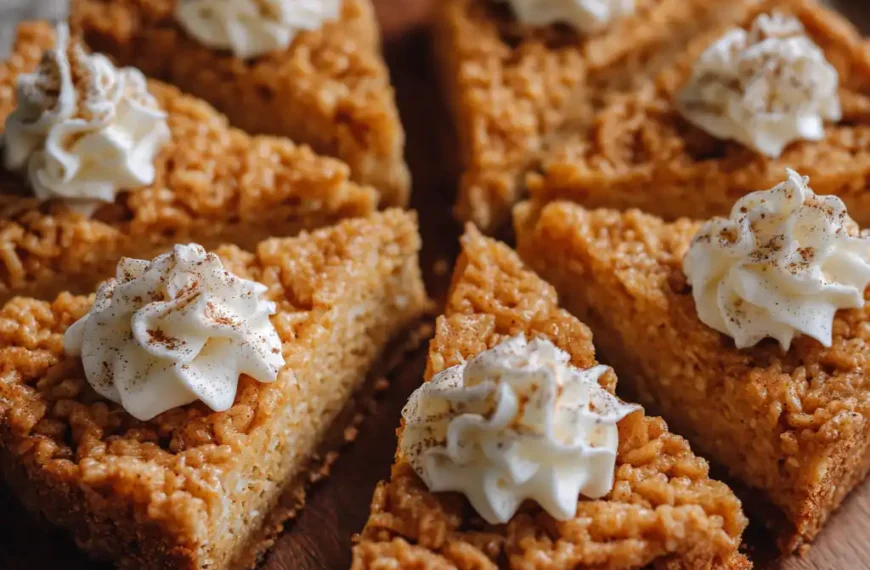Pumpkin Pie Rice Krispies Treats: A Fun Fall Twist on a Classic
