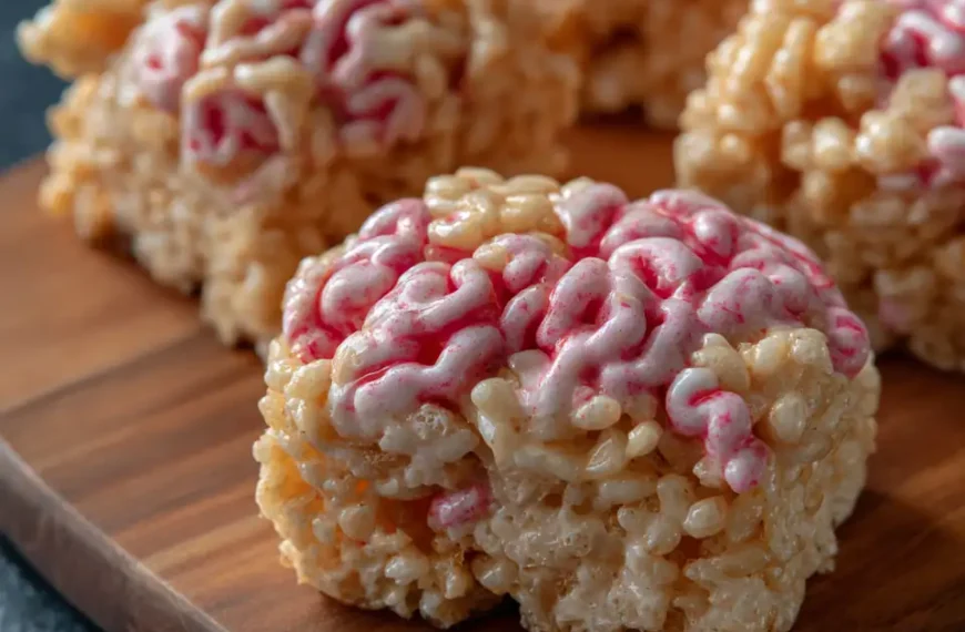 Rice Krispies Treat Marshmallow Brains: Easy, Creepy Fun for Halloween