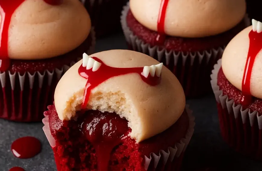 Vampire Bite Halloween Cupcakes: Terrifyingly Delicious Treats to Impress Your Guests