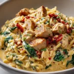 Slow Cooker Creamy Tuscan Chicken Orzo: Comfort in Every Bite