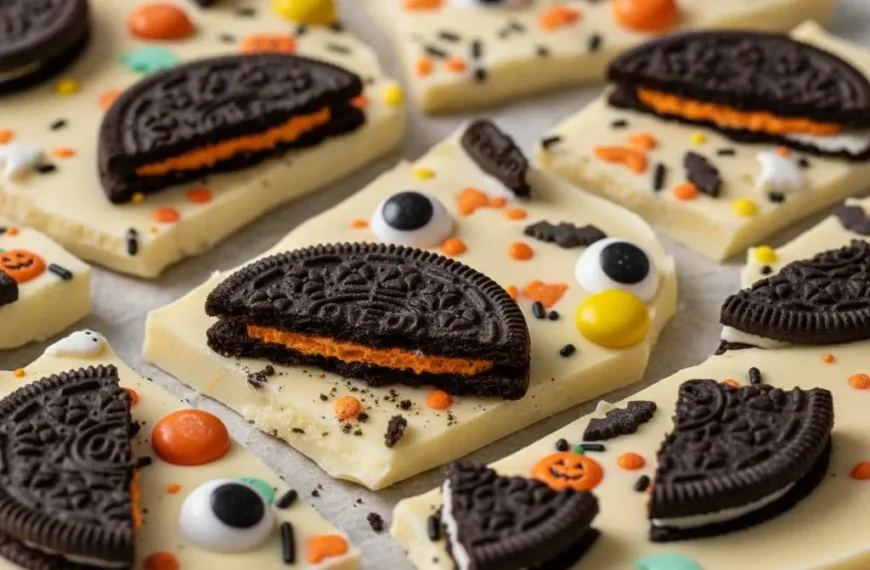 White Chocolate Halloween Oreo Bark Recipe: Easy, Festive, and…