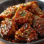 Honey Garlic Slow Cooker Chicken Thighs