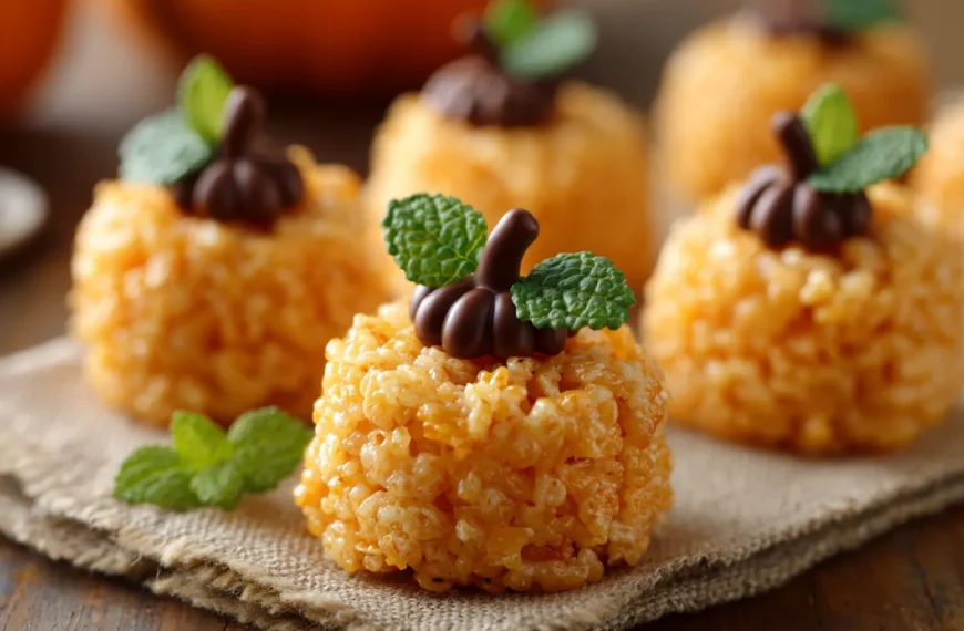Rice Krispie Treat Pumpkins: A Fun, Festive Fall Snack…
