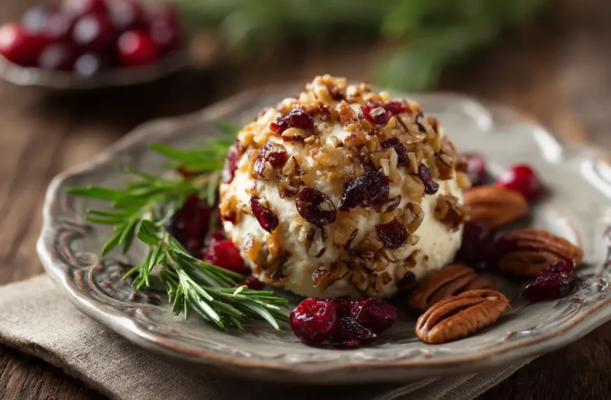 Cranberry Pecan Cheese Ball Recipe That Wows Every Holiday Table