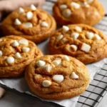 Pumpkin White Chocolate Chip Cookies – Soft, Chewy, and Perfect for Fall