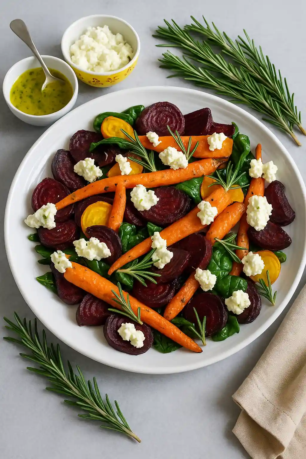 Roasted Beets and Carrots Salad with Burrata: A Rustic Fall Favorite