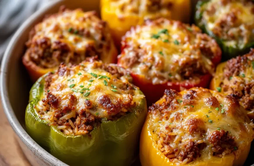 Best Stuffed Bell Peppers Recipe: Cheesy, Hearty & Full of Flavor