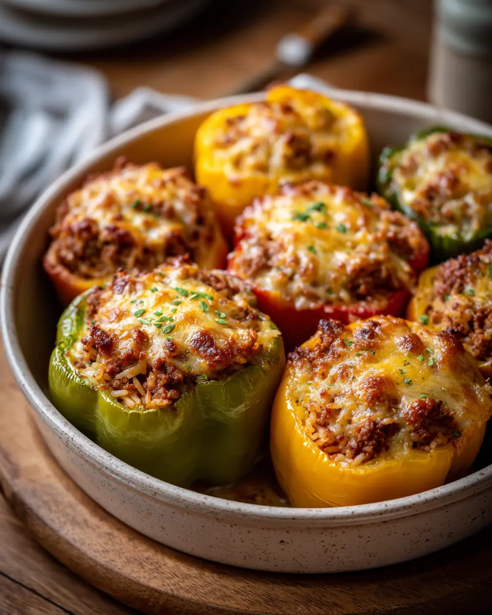 Best Stuffed Bell Peppers Recipe: Cheesy, Hearty & Full of Flavor