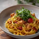 Vegan Creamy Sun Dried Tomato Pasta Recipe – Rich, Dairy-Free Comfort in Every Bite