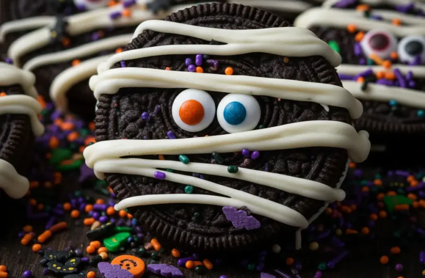 Mummy Halloween Oreo Cookies: The…
