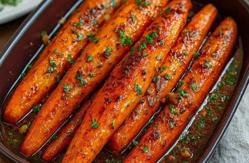 Maple Dijon Roasted Carrots: A…