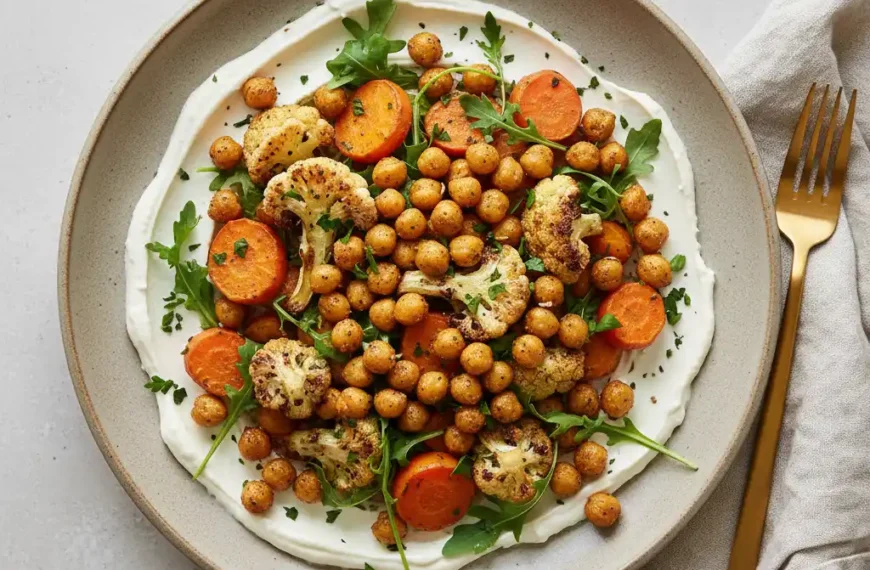 Roasted Veggie, Tahini Yogurt Sauce: A Nourishing Bowl That Satisfies