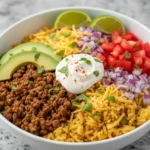 Taco Rice Bowl: A Flavor-Packed One-Bowl Wonder for Busy Nights