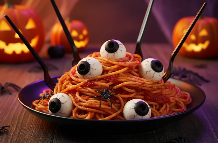 Halloween Spaghetti: A Spooky Dinner…