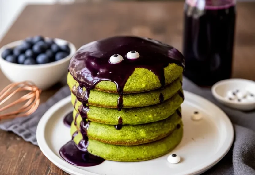 Healthier Halloween Pancakes – Spooky…