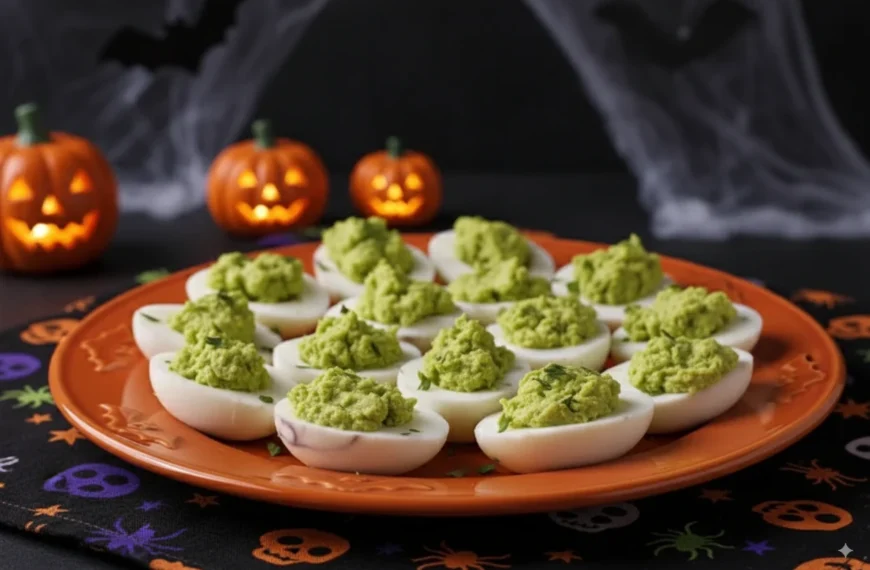Halloween Deviled Eggs: A Spooky Twist on a Classic Snack