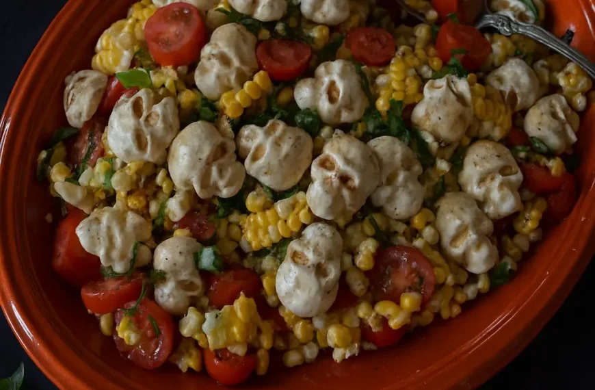 Ossuary Salad: A Spooky, Fresh Twist on Summer Corn Salad