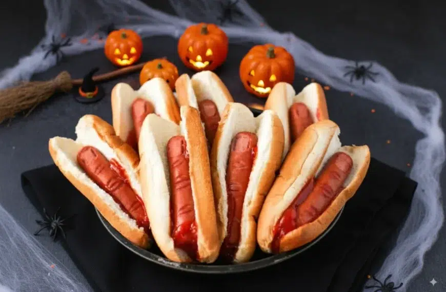 Bloody Finger Hot Dogs Recipe for a Spooky Halloween