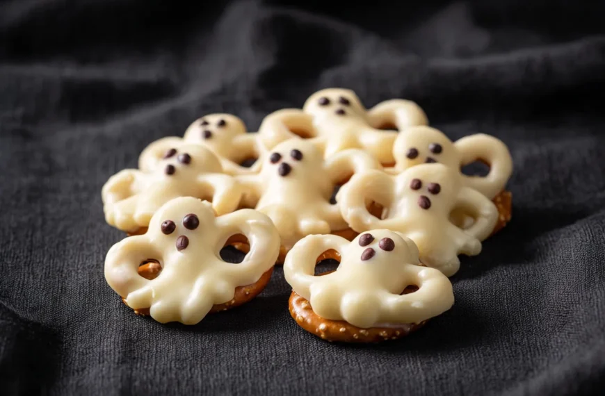 Ghost Pretzels: The Cutest No-Bake Halloween Treat