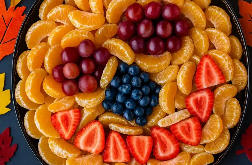 Pumpkin Fruit Tray: A Fun and Healthy Halloween Snack