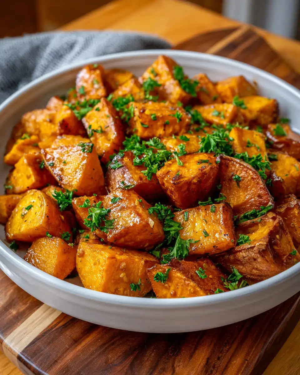 Roasted Sweet Potatoes with Cinnamon & Honey: A Sweet-Savory Side You’ll Crave