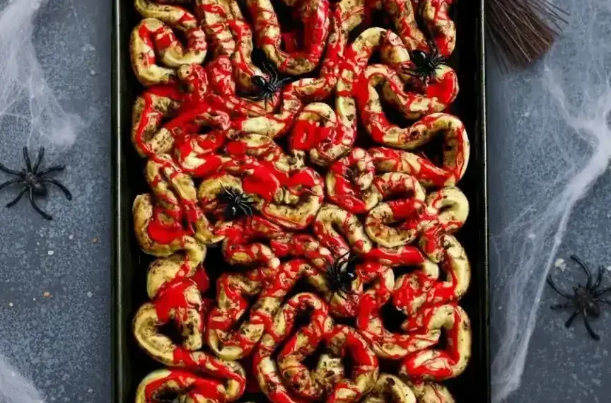 Bloody Guts Cinnamon Rolls: The Ultimate Creepy Halloween Treat