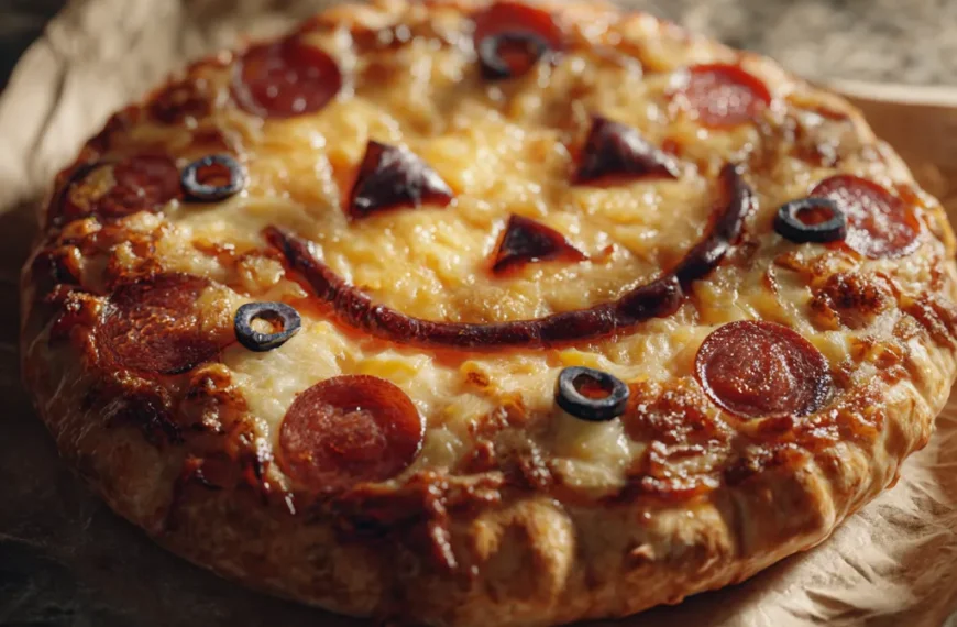 Halloween Mini Pizzas – Spooky, Cheesy, and Kid-Approved