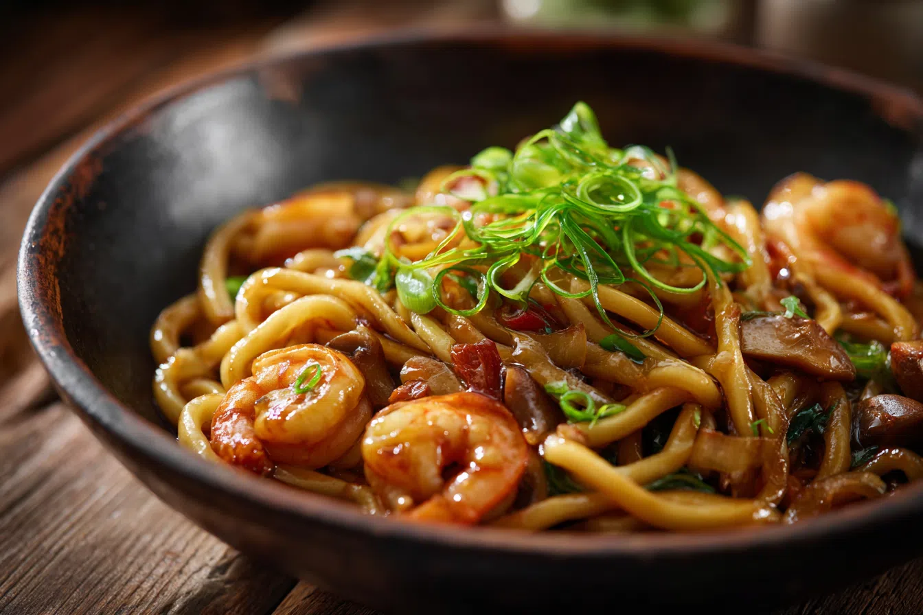 Yaki Udon with Shrimp: Quick & Irresistible Japanese Stir-Fry